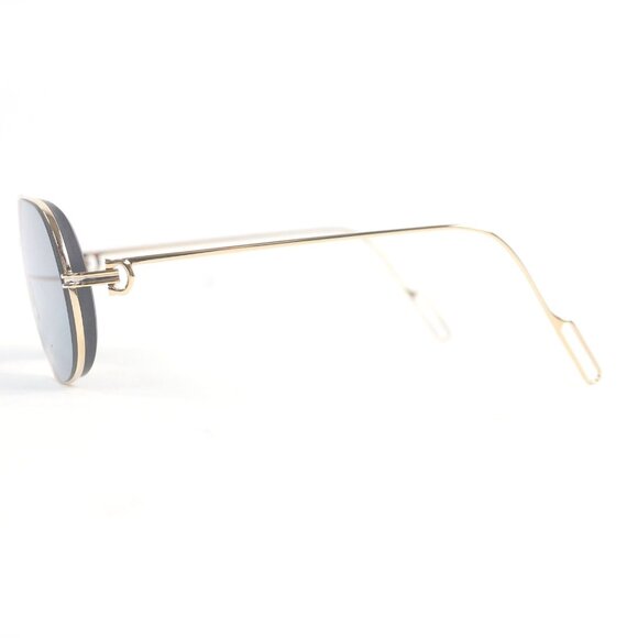 Cartier Ct0111 S 2 C Two Bridge Sunglasses Gold Blue main image 9